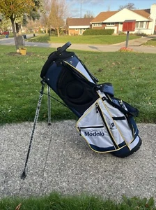NEW ~ DIS/VET Modelo Mexico Cerveza Beer Golf Bag Stand Carry Lightweight NWT - Picture 1 of 5