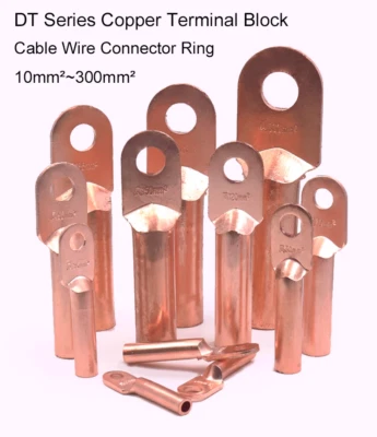 DT Series Copper Terminal Block Cable Wire Connector Ring 10mm²~300mm² - Image 1 of 4