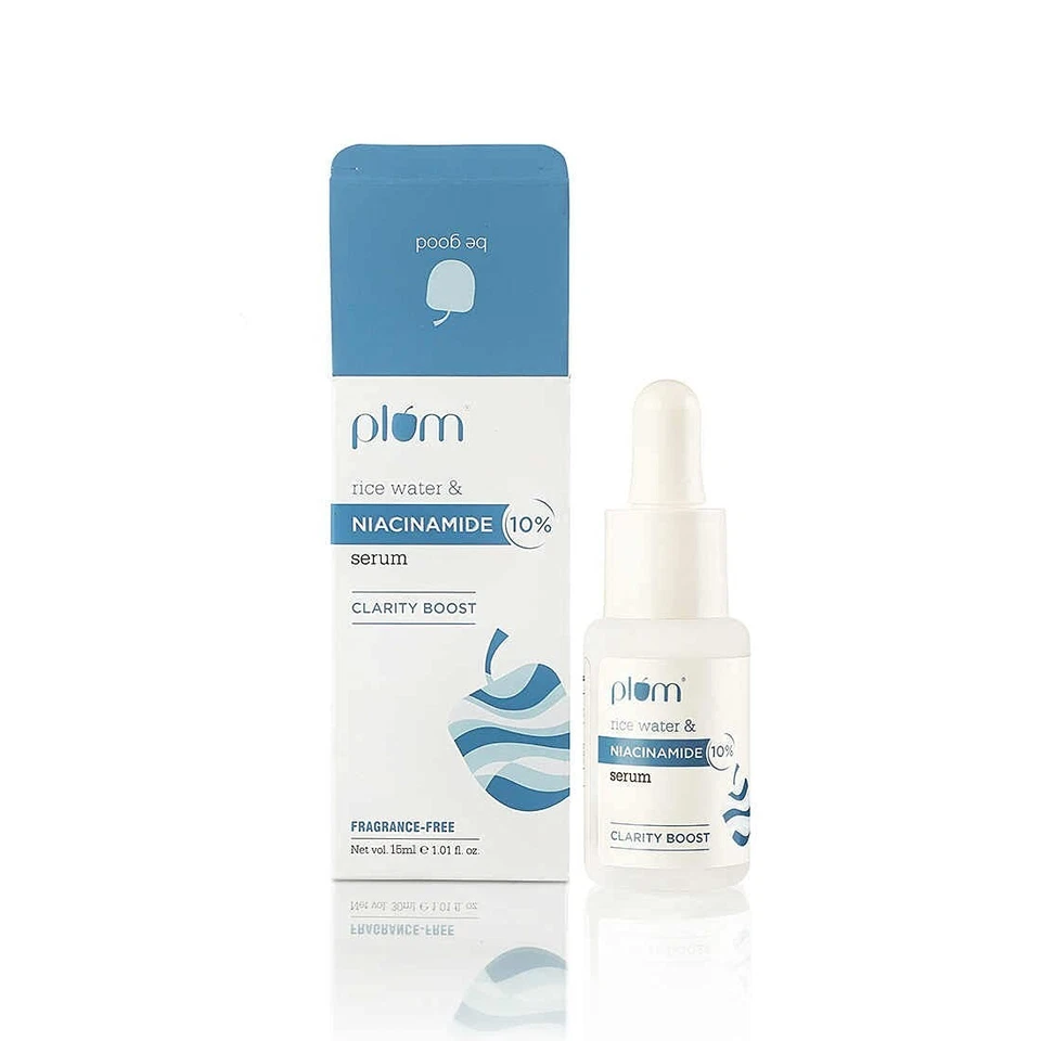 Suero facial ciruela 10% niacinamida con agua de arroz piel transparente sin manchas 15 ml. Foto 1 de 1