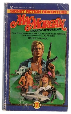 Randy Wayne White (as Randy Striker) GRAND CAYMAN SLAM pback orig SIGNED Mac #7 - Image 1 of 4