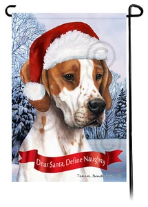Lieber Weihnachtsmann, definiere freche Gartenflagge - rot-weiß englischer Zeiger 056B - Bild 1 von 1