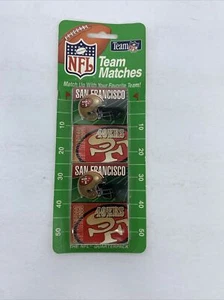 Team NFL Quarterpack San Francisco 49ers Safety Matches Matchsticks 4 Packs - Picture 1 of 10