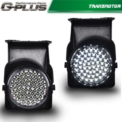 Luces antiniebla LED completas ahumadas aptas para GMC Sierra 1500 2500 3500 2003-2006 nuevas Foto 1 de 4
