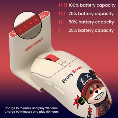 Bloody SAVAGE IMPACT Wireless Mouse R72 Pro Gaming Mouse 2.4GHz 2.4G wireless - Image 1 of 4