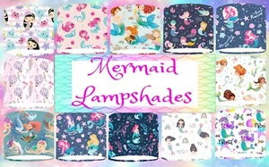 Lámpara Sirena Niñas Niños Dormitorio Hoja de Luz Rosa Sombra de Luz 20CM X 18.5CM - Imagen 1 de 13