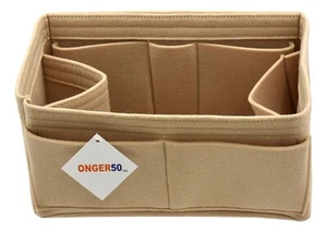 Felt Purse Handbag Organizer Insert - Multi pocket Storage Tote Shaper Liner Bag - Picture 1 of 68