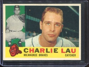 1960 Topps Baseball # 312 Charlie Lau (NM) Near Mint - Picture 1 of 2