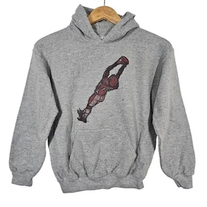 Gildan Heavy Blend Football Catch Graphic Hoodie, Youth Medium - Picture 1 of 9