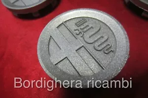 ALFA ROMEO 6 33 75 155 90 DUETTO SPIDER COPRIMOZZO CERCHI COPPE BORHIE HUB CUPS - Imagen 1 de 5