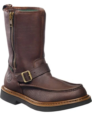Georgia Boot Hombre Cremallera Lateral Impermeable Wellington Bota de Trabajo - Punta Redonda - G4124 Foto 1 de 4