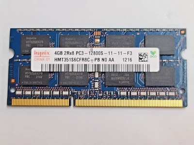 HYNIX HP G6 G6-1B50US PC3-12800S 4GB RAM MEMORY HMT351S6CFR8C 641369-001 - Image 1 of 2