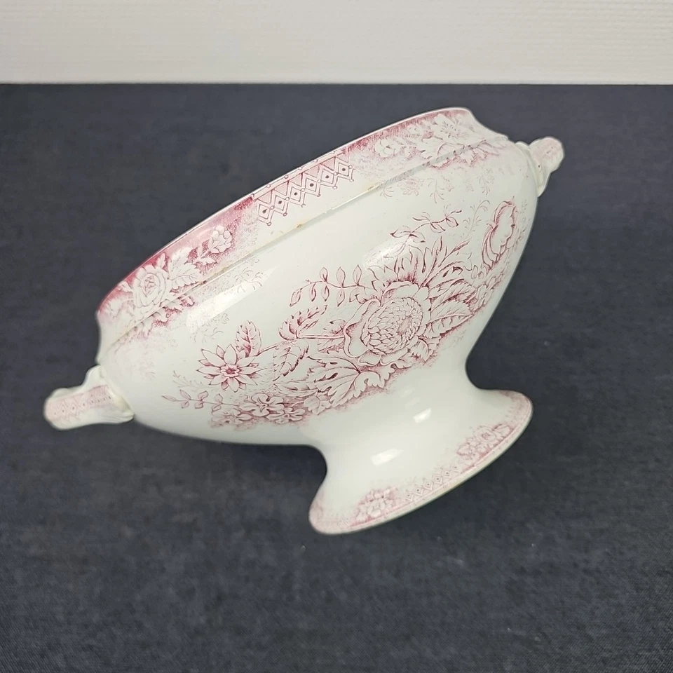 Bas De Soupière Jardinière De Saint Amand Hamage Terre De Fer 1900s - Photo 1/4