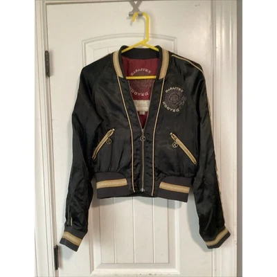 Chaqueta de recuerdo Harajuku Age Tiger negra talla 12/38 bordada Foto 1 de 3