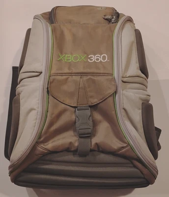 Microsoft Xbox 360 Console Backpack Travel Carrying Case Bag Pre own - Image 1 of 4