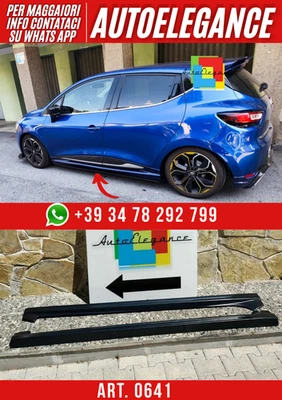 💕ART. 0641 MINIGONNE RENAULT CLIO 4 2012-2019 LOOK RS GREZZE (187CM)💕 - Immagine 1 di 3
