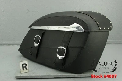 Bonito conjunto de alforja derecha Victory Cross Roads 2011 cuero #4087 Foto 1 de 4