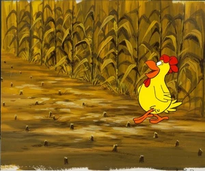 HEE HAW ANIMATION CEL W/MATCHING DRAWING 080625-6 - Picture 1 of 2