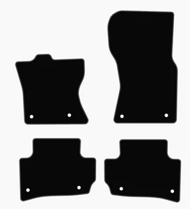 2016-Now OEM Jaguar X761 F-Pace 4-pc Carpeted Floor Mats Set, HK83-130A22-CB8PVJ - Picture 1 of 2