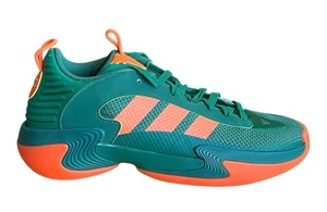 adidas SM NCAA Exhibit Select Miami Hurricanes Basketball Shoes W Size 12.5 - Picture 1 of 10