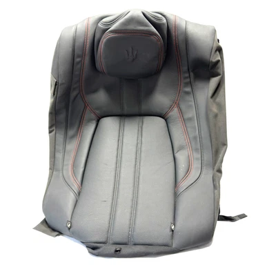 OEM 2014 - 2020 Maserati Ghibli Front Top Upper Seat Cushion Cover Black - Image 1 of 4