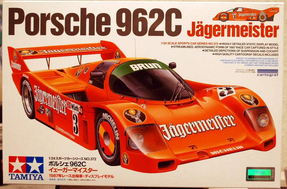 Tamiya 24372 1984 Porsche 962 C Jägermeister 1:24 - Bild 1 von 1