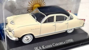 Altaya 1/43 - IKA Kaiser Carabela 1958 Cream Blister Packed Diecast Model Car - Picture 1 of 4