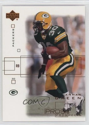 2001 Upper Deck Pros & Prospects Ahman Green #35 - Image 1 of 2