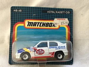 MATCHBOX MB 48 VAUXHALL ASTRA / KADETT GSi RALLYE CAR STP - ON CARD - Picture 1 of 2