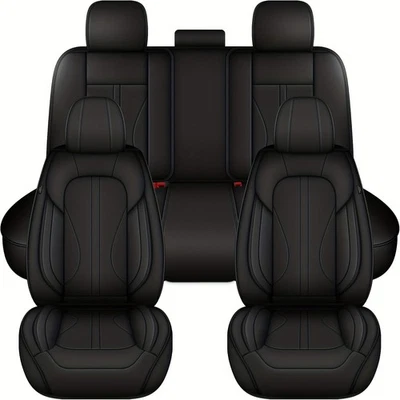 Car PU Leather Seat Covers For Cadillac SRX 2010-2016 Full Set (5 Seats) Foto 1 de 4