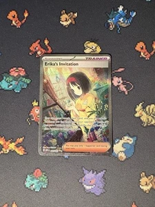 Carte Pokémon Invito di Erika 203/165 Illustrazione Pokemon Rare 151 - (NM) - Foto 1 di 6