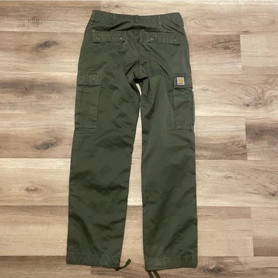Pantalones de Carga Regular Carhartt WIP Verde Aviación Militar Utilidad 29x32 De Colección Foto 1 de 4
