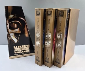 Star Wars / Krieg der Sterne Trilogie Special Edition VHS (1997) Goldschuber - Bild 1 von 8