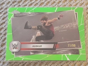 2025 WWE Topps Chrome Huskus #83 Green Refractor /99 - Picture 1 of 2