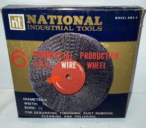 National industrial tools 6 inch commercial production steel wire Wheel - Picture 1 of 6