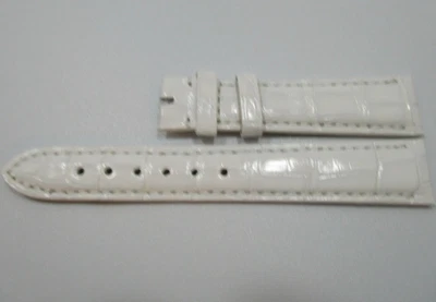 Audemas Piguet 16mm x 14mm White Reptilian Watch Strap Bands 105mm and 65mm Long - Image 1 of 4