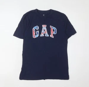 GAP Boys Blue Graphic Print T-Shirt Size 14-15 Years - Picture 1 of 12