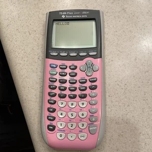 Texas Instruments Ti-84 Plus Silver Edition Graphing Calculator Hot Pink TESTED - Picture 1 of 5
