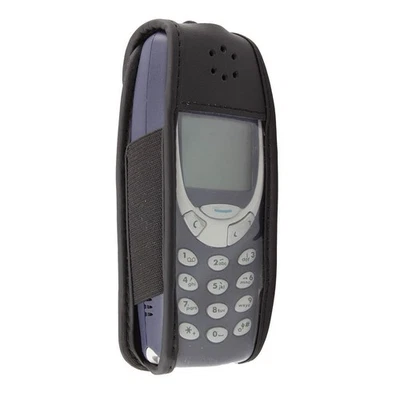 caseroxx Borsa in pelle con clip da cintura per Nokia 3310 / 3330 in nero fatto  - Immagine 1 di 3