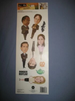 The Office 10 Wall Decals Removable Repositional Stickers Dunder Mifflin Dwight - Image 1 of 2