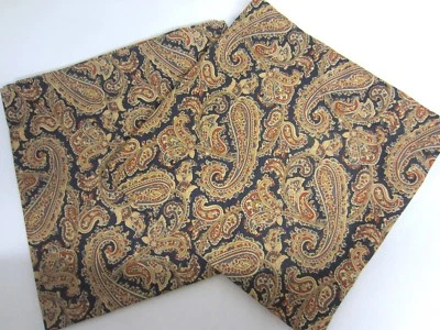 Par de fundas de almohada estándar de algodón cachemira tostado negro hecho en el Reino Unido PJ FLOWERS Foto 1 de 4