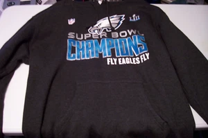Super Bowl LII Champions Sweatshirt Hoodie Philadelphia Eagles Used XL - Picture 1 of 3