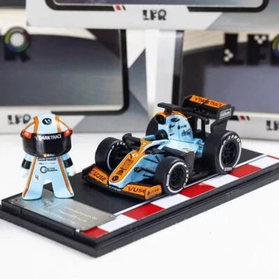 LFR 1:64 F1 car Q version Alfa Romeo Zhou Guanyu Racing MCL35M resin model - Image 1 of 4