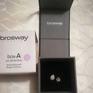Brosway anello BCONF25AU con pietra rosa e piccoli zirconi con Box - Foto 1 di 6