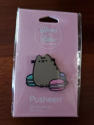 Broche esmalte raro exclusivo para macarons de mel e manteiga Pusheen - Imagem 1 de 2