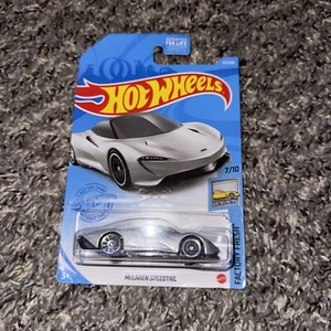 2021 Hot Wheels McLaren Speedtail Silver 112/250 Factory Fresh 7/10 - Picture 1 of 2