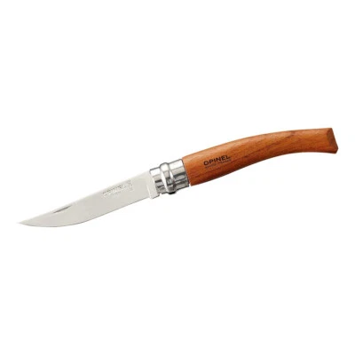 Opinel Taschenmesser No 08, Slim-Line, rostfrei, Padouk -254032-
