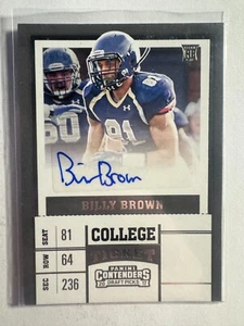 K274,102 - 2017 Panini Contenders Draft Picks #259 Billy Brown Auto RC - Picture 1 of 1