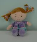 Kids Preferred Baby Doll Plush Stuffed Soft Baby Toy Purple Blue Pink Pigtails
