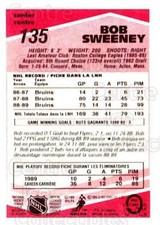 1989-90 O-Pee-Chee Tembec Test #135 Bob Sweeney