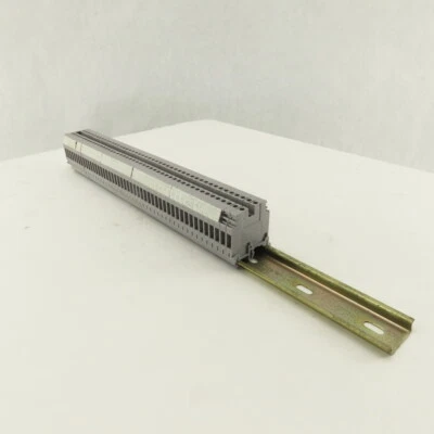 Entrelec M4/6-5116 600V Wire Terminal Block Lot Of 52 - Image 1 of 4